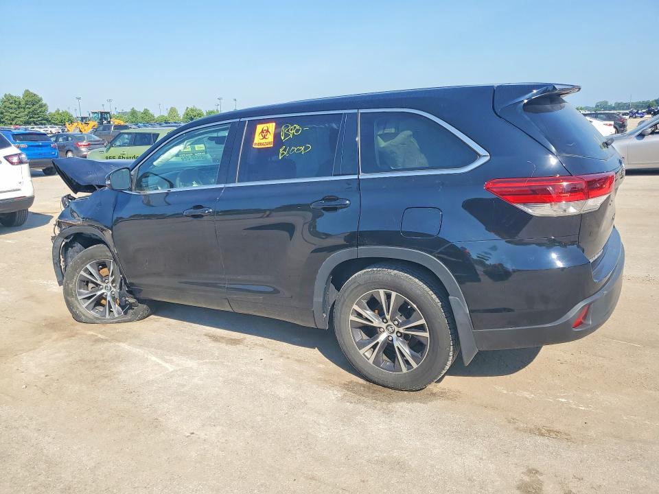2018 Toyota Highlander მანქანა იყიდება აუქციონზე, vin: 5TDZARFH6JS036487, აუქციონის ნომერი: 61212826