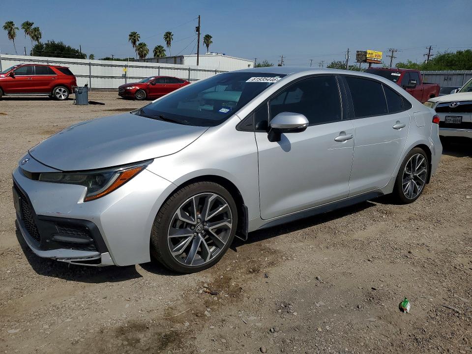 61935446 :رقم المزاد ، 5YFS4RCE6LP021499 vin ، 2020 Toyota Corolla مزاد بيع