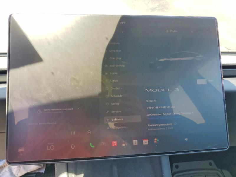Продаж на аукціоні авто 2026 Tesla Model 3, vin: 5YJ3E1EA9TF167453, номер лоту: 63200436