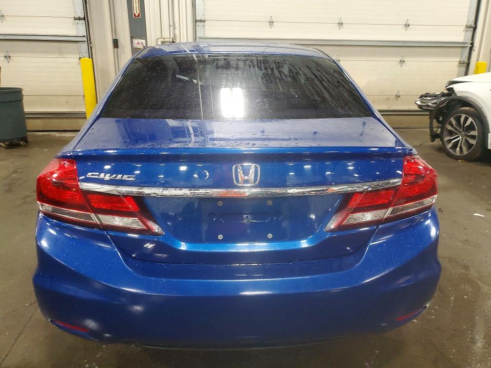 Auction sale of the 2013 Honda Civic, vin: 19XFB2F55DE067791, lot number: 76293455