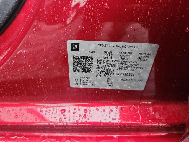 Продаж на аукціоні авто 2019 Gmc Sierra, vin: 1GTU9FEL7KZ319861, номер лоту: 63176796