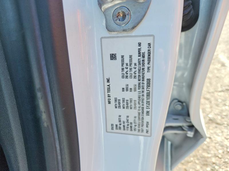 Aukcja sprzedaży 2020 Tesla Model 3, vin: 5YJ3E1EB0LF790808, numer aukcji: 59191806