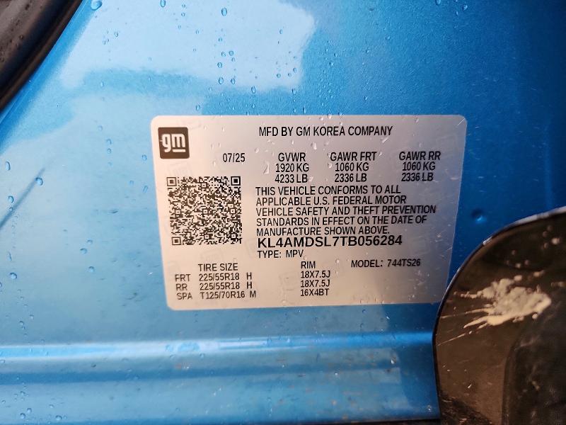 2026 Buick Encore Gx მანქანა იყიდება აუქციონზე, vin: KL4AMDSL7TB056284, აუქციონის ნომერი: 60841886