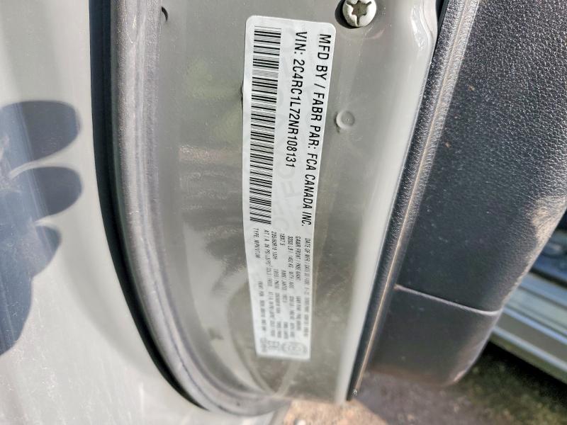 Продажа на аукционе авто 2022 Chrysler Pacifica, vin: 2C4RC1L72NR108131, номер лота: 57149626
