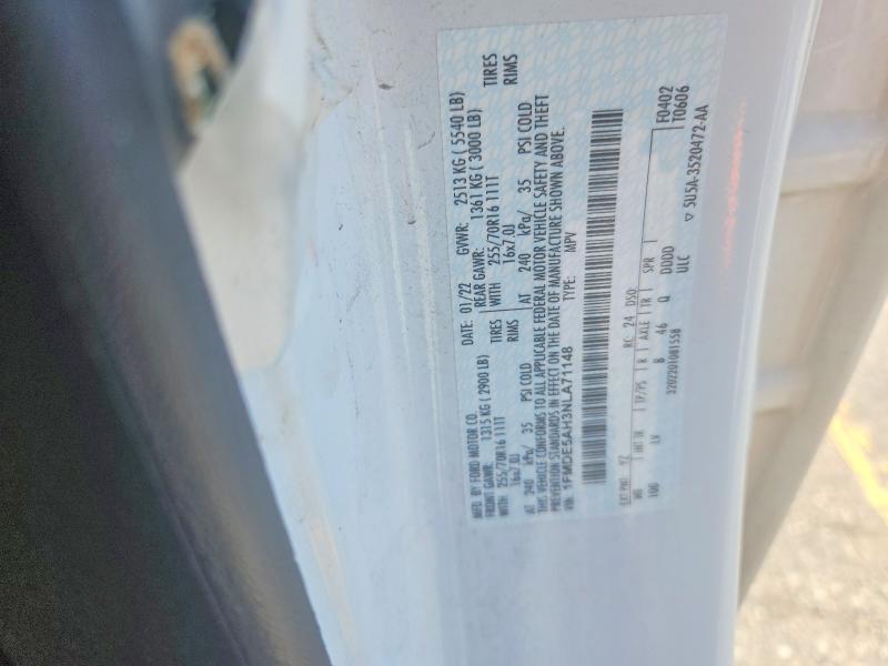 2022 Ford Bronco მანქანა იყიდება აუქციონზე, vin: 1FMDE5AH3NLA71148, აუქციონის ნომერი: 59676286