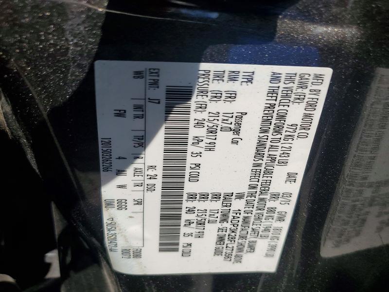 Продажа на аукционе авто 2015 Ford Focus, vin: 1FADP3K28FL273567, номер лота: 62686216