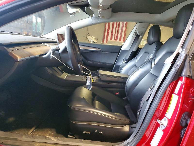 60666956 :رقم المزاد ، 5YJ3E1EA3NF371300 vin ، 2022 Tesla Model 3 مزاد بيع