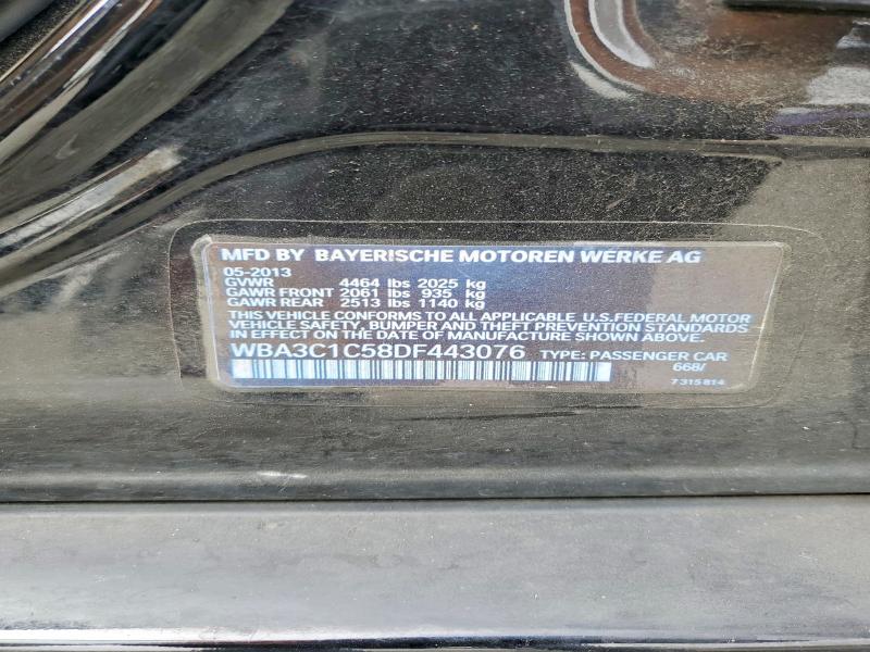 62279456 :رقم المزاد ، WBA3C1C58DF443076 vin ، 2013 Bmw 328 مزاد بيع