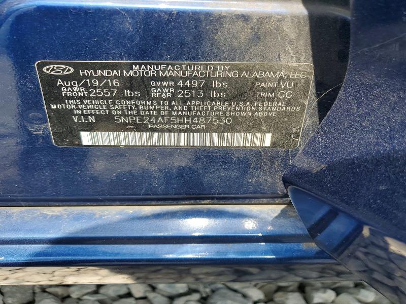 Aukcja sprzedaży 2017 Hyundai Sonata, vin: 5NPE24AF5HH487530, numer aukcji: 61177366