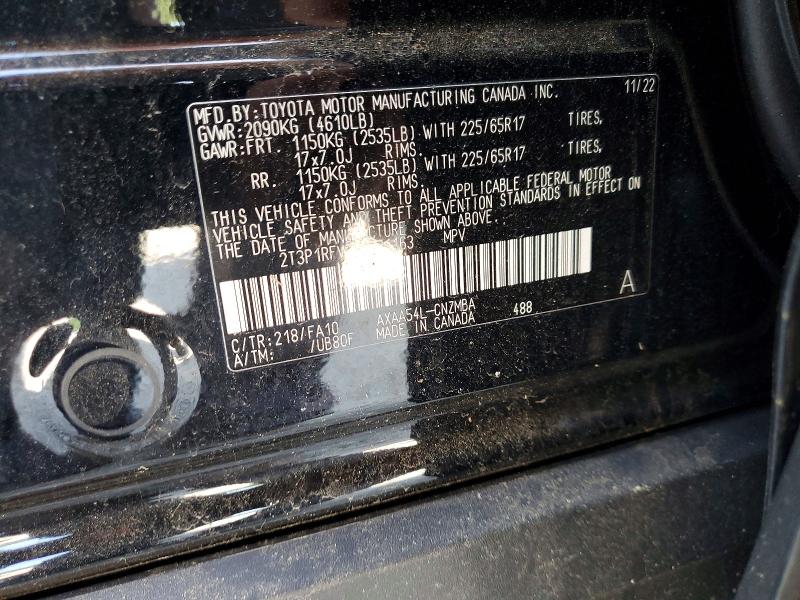 Aukcja sprzedaży 2023 Toyota Rav4, vin: 2T3P1RFV3PW331163, numer aukcji: 61479006