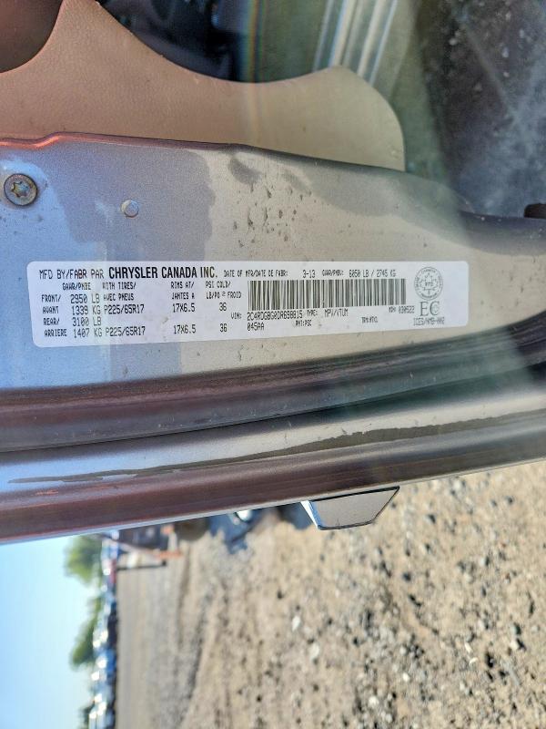 Aukcja sprzedaży 2013 Dodge Grand Caravan, vin: 2C4RDGBG0DR698815, numer aukcji: 60116746