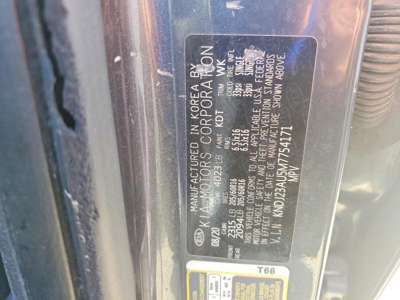 Aukcja sprzedaży 2021 Kia Soul, vin: KNDJ23AU5M7754171, numer aukcji: 60675136