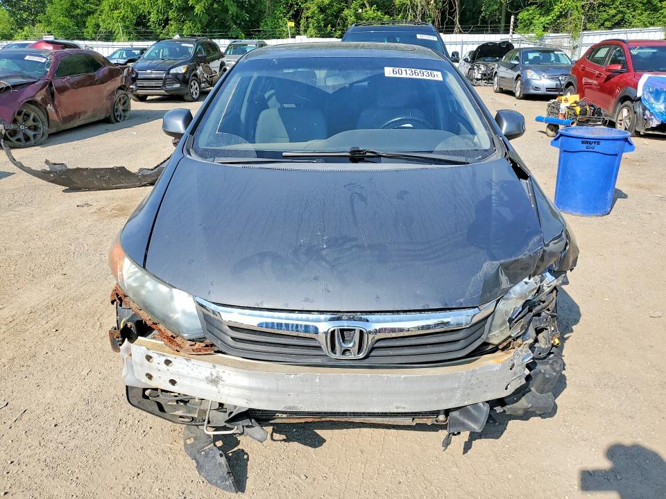 60136936 :رقم المزاد ، 2HGFB2F54CH030607 vin ، 2012 Honda Civic مزاد بيع