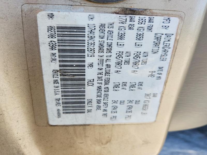 Продажа на аукционе авто 2003 Dodge Ram 1500, vin: 1D7HA18N13S128719, номер лота: 60932676