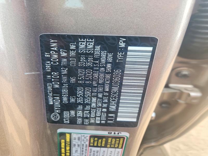 61475586 :رقم المزاد ، KMUHCESC9MU036036 vin ، 2021 Genesis Gv80 مزاد بيع