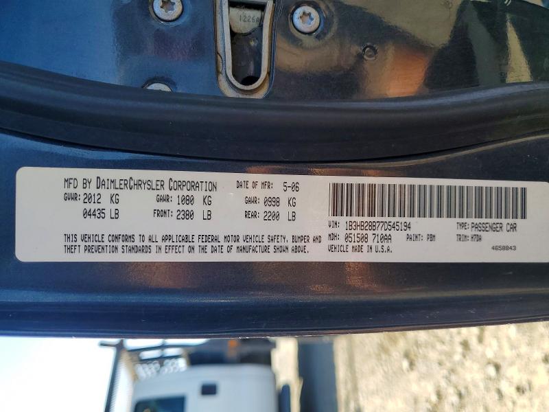 Aukcja sprzedaży 2007 Dodge Caliber, vin: 1B3HB28B77D545194, numer aukcji: 41632176