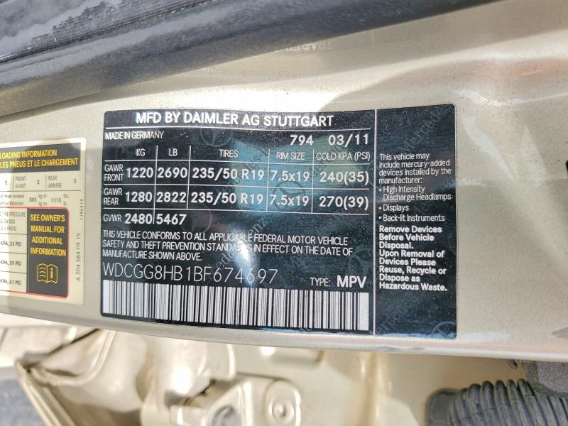 Продаж на аукціоні авто 2011 Mercedes-benz Glk, vin: WDCGG8HB1BF674697, номер лоту: 60939096