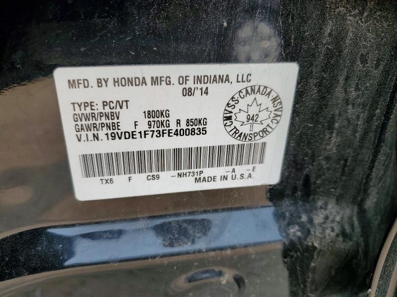 Продаж на аукціоні авто 2015 Acura Ilx, vin: 19VDE1F73FE400835, номер лоту: 61101476