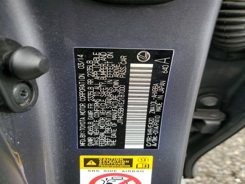Продаж на аукціоні авто 2014 Lexus Ct, vin: JTHKD5BH1E2187000, номер лоту: 61631076