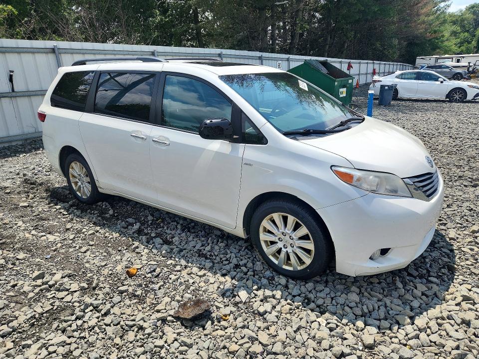 Продаж на аукціоні авто 2017 Toyota Sienna, vin: 5TDDZ3DC7HS176730, номер лоту: 63253746