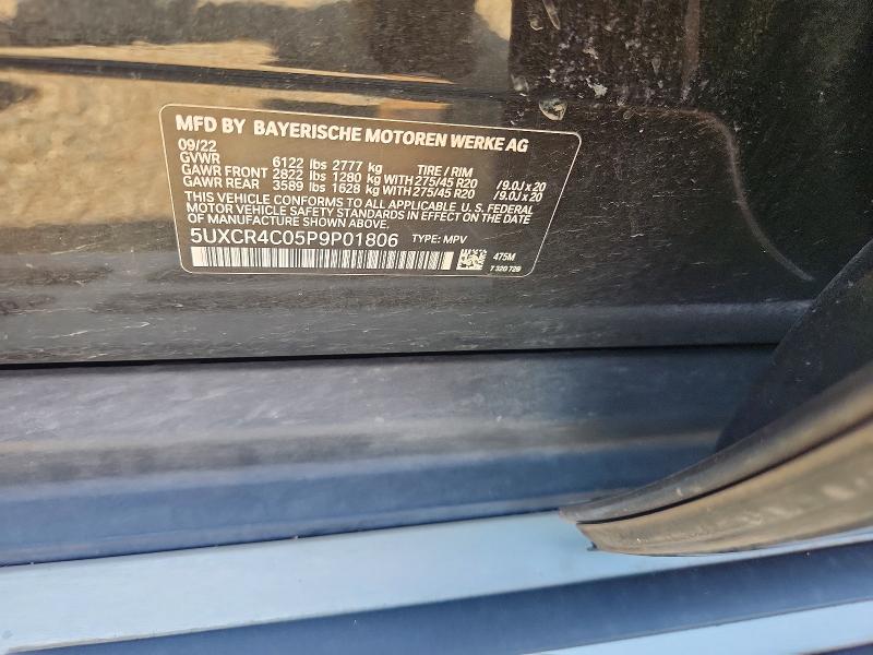 62051996 :رقم المزاد ، 5UXCR4C05P9P01806 vin ، 2023 Bmw X5 مزاد بيع