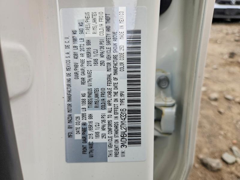 Продажа на аукционе авто 2026 Mazda Cx-30, vin: 3MVDMBAL2TM143316, номер лота: 62396536
