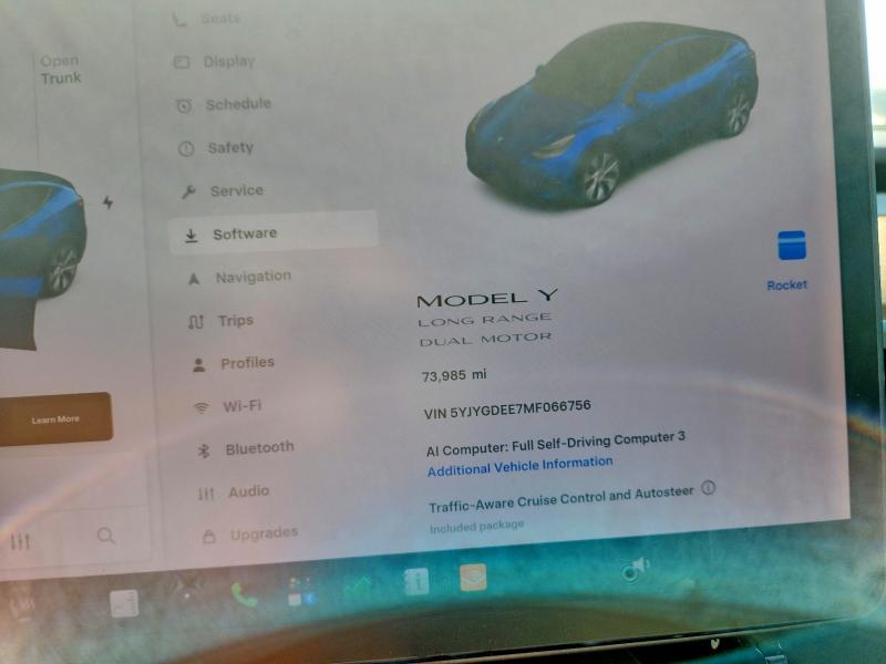 Продажа на аукционе авто 2021 Tesla Model Y, vin: 5YJYGDEE7MF066756, номер лота: 58614536