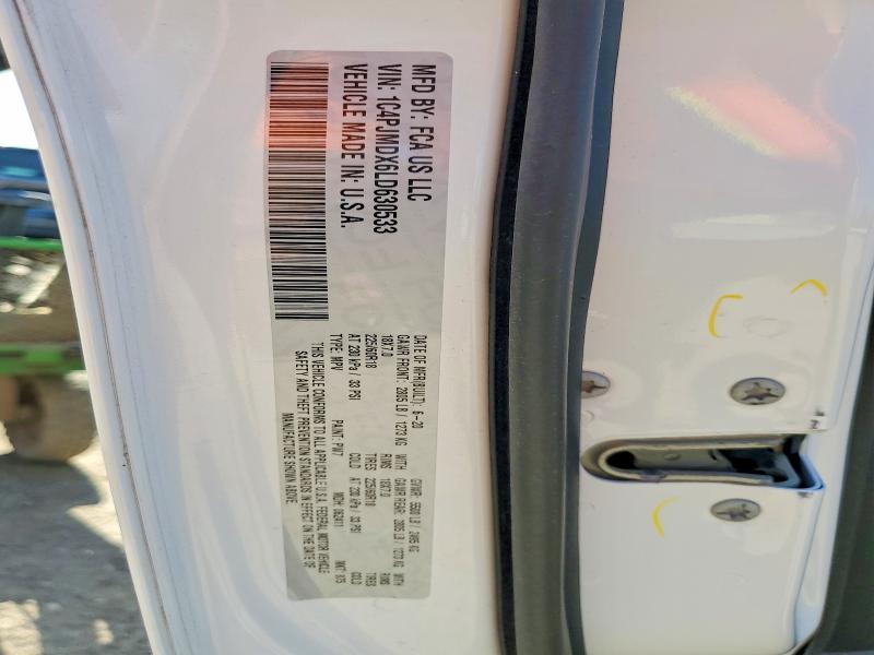 Продаж на аукціоні авто 2020 Jeep Cherokee, vin: 1C4PJMDX6LD630533, номер лоту: 60185166