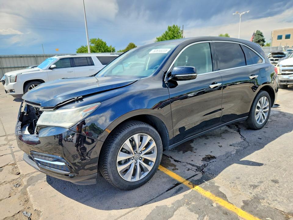 2015 Acura Mdx მანქანა იყიდება აუქციონზე, vin: 5FRYD4H44FB017396, აუქციონის ნომერი: 60656336