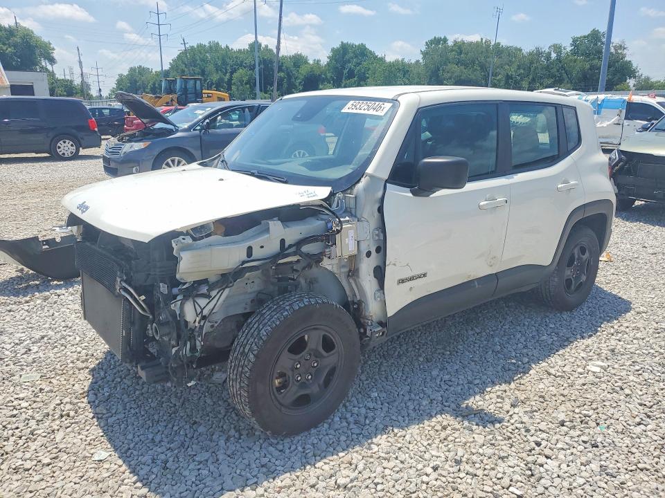 59325046 :رقم المزاد ، ZACNJDA15NPN66221 vin ، 2022 Jeep Renegade مزاد بيع