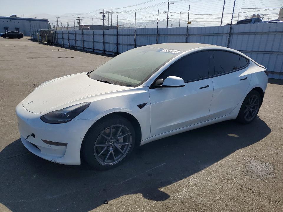 Aukcja sprzedaży 2022 Tesla Model 3, vin: 5YJ3E1EB0NF134191, numer aukcji: 63210416