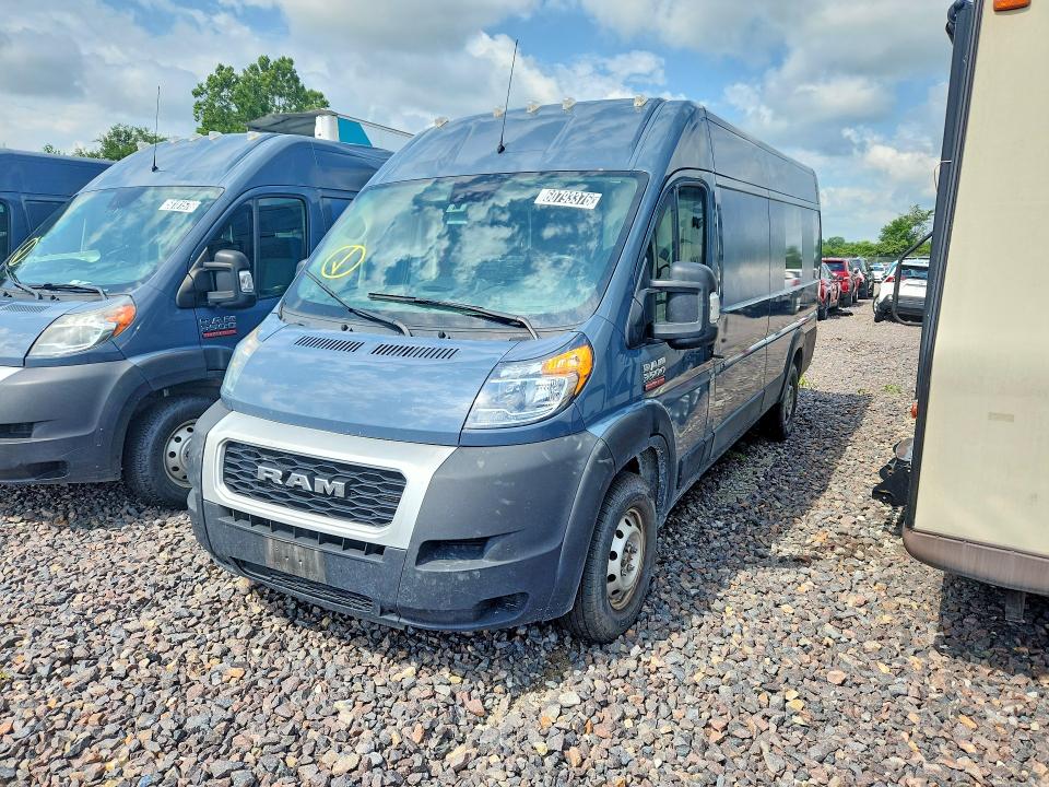 2021 Ram Promaster 3500 მანქანა იყიდება აუქციონზე, vin: 3C6MRVJG8ME536702, აუქციონის ნომერი: 60793376