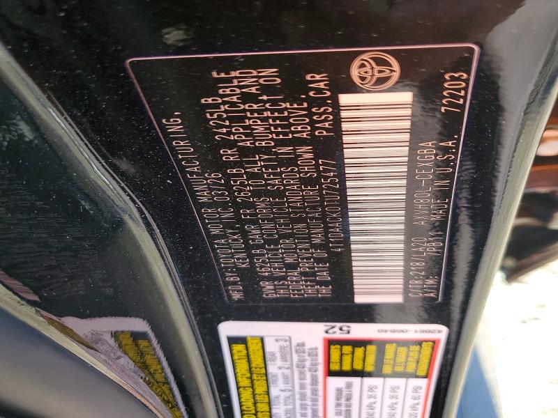 Продаж на аукціоні авто 2026 Toyota Camry, vin: 4T1DAACK0TU725477, номер лоту: 60198386