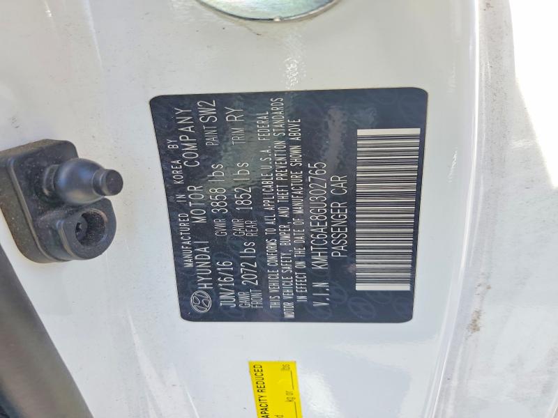 Aukcja sprzedaży 2016 Hyundai Veloster, vin: KMHTC6AE8GU302765, numer aukcji: 62657796