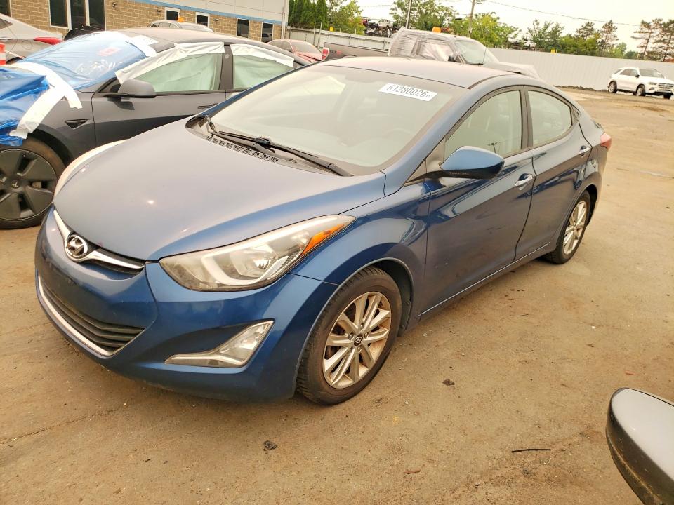 2014 Hyundai Elantra მანქანა იყიდება აუქციონზე, vin: KMHDH4AE6EU179460, აუქციონის ნომერი: 61280026
