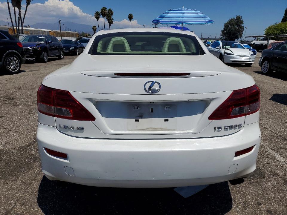 60987336 :رقم المزاد ، JTHFF2C22A2514065 vin ، 2010 Lexus Is مزاد بيع