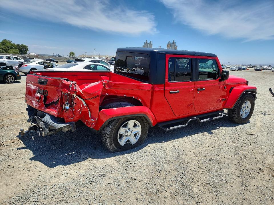 62004886 :رقم المزاد ، 1C6HJTAG7LL179628 vin ، 2020 Jeep Gladiator مزاد بيع