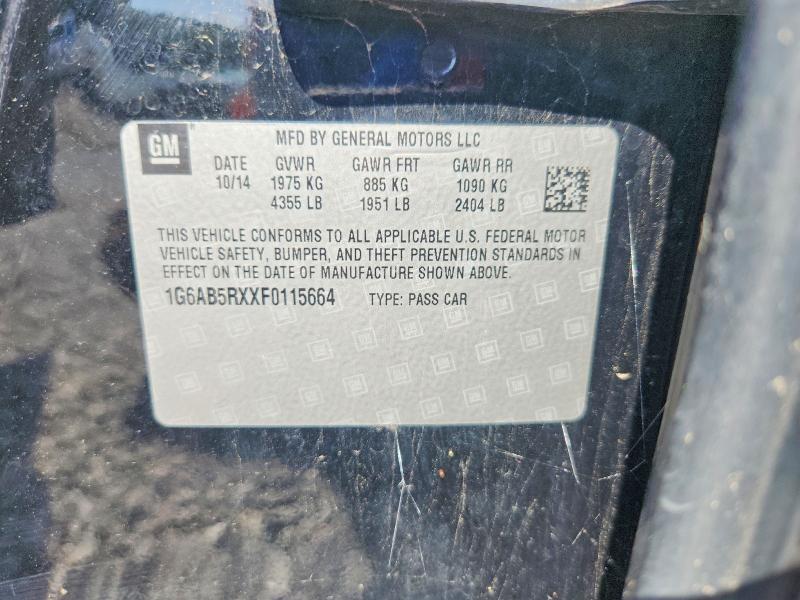 Продажа на аукционе авто 2015 Cadillac Ats, vin: 1G6AB5RXXF0115664, номер лота: 60374136