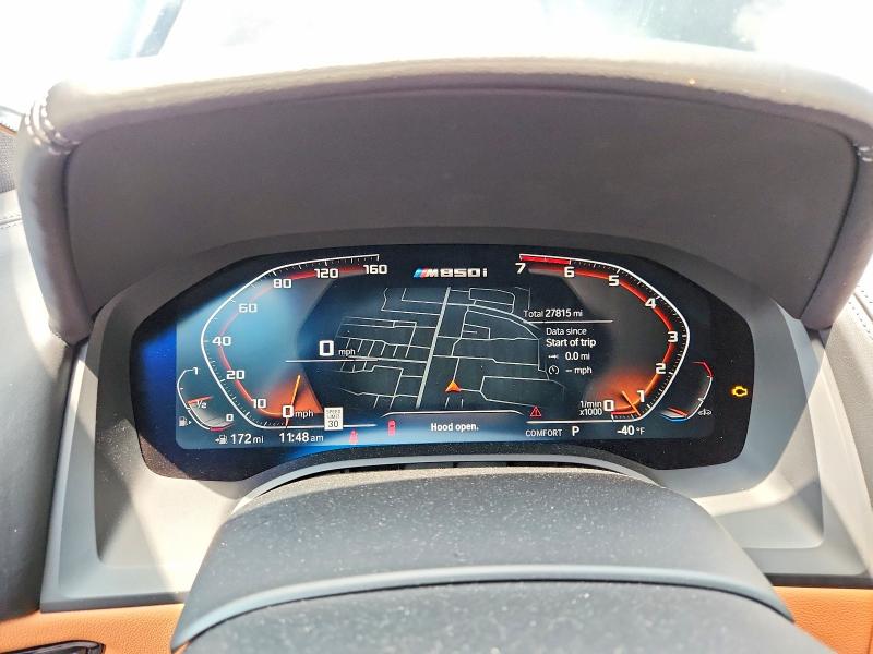 2023 Bmw M850xi მანქანა იყიდება აუქციონზე, vin: WBABC4C06PCK69452, აუქციონის ნომერი: 59395406