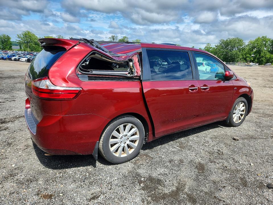 2017 Toyota Sienna მანქანა იყიდება აუქციონზე, vin: 5TDDZ3DC2HS150424, აუქციონის ნომერი: 63163806