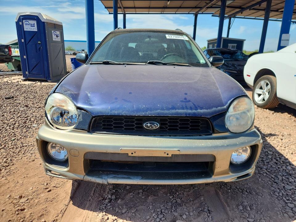 62766076 :رقم المزاد ، JF1GG68522G802451 vin ، 2002 Subaru Impreza مزاد بيع