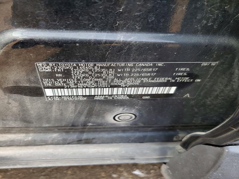 Продажа на аукционе авто 2016 Toyota Rav4, vin: 2T3RFREV1GW535844, номер лота: 63231626