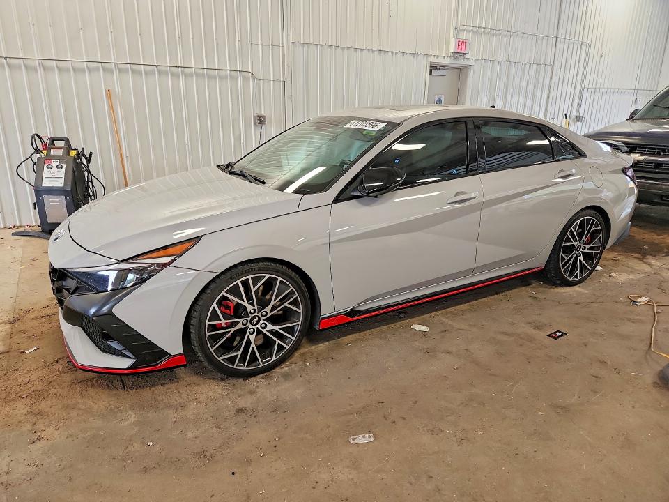 2023 Hyundai Elantra N მანქანა იყიდება აუქციონზე, vin: KMHLW4AK3PU015948, აუქციონის ნომერი: 61205596
