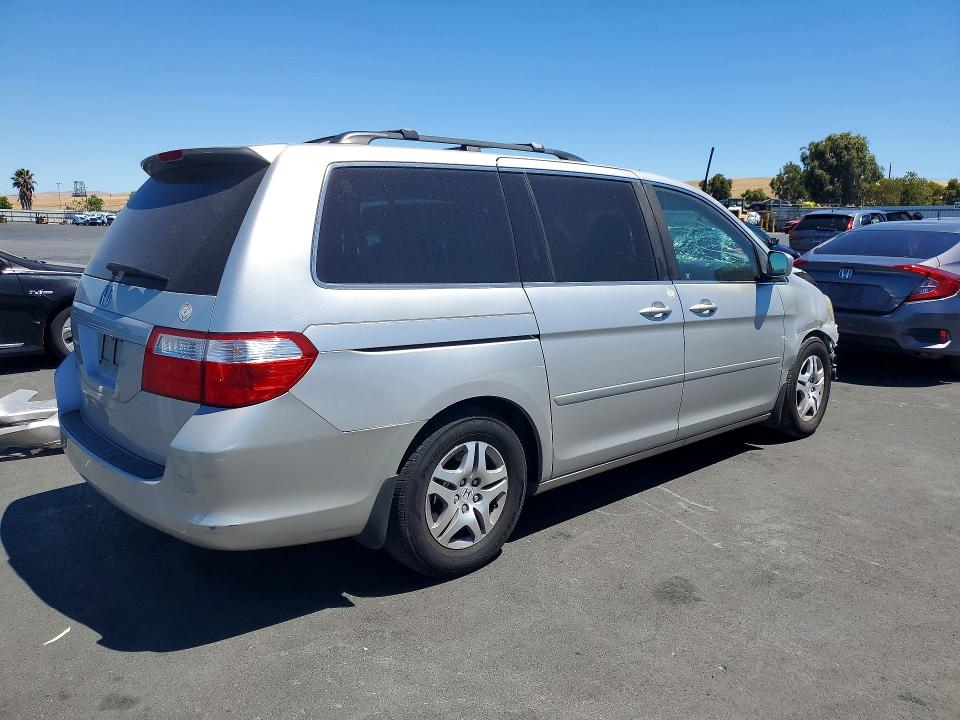 2007 Honda Odyssey მანქანა იყიდება აუქციონზე, vin: 5FNRL38797B443647, აუქციონის ნომერი: 62298616