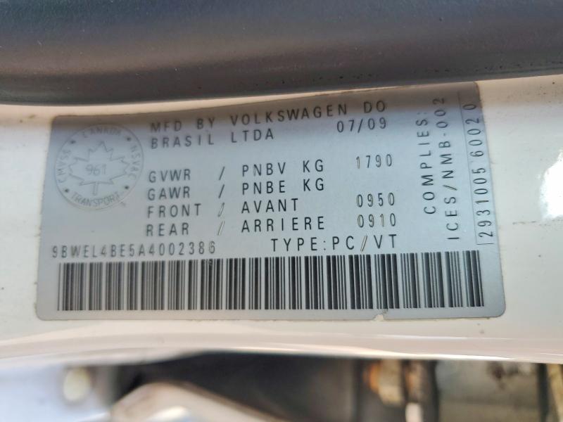 Aukcja sprzedaży 2010 Volkswagen City Golf, vin: 9BWEL4BE5A4002386, numer aukcji: 63199106