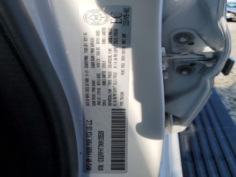 61686956 :رقم المزاد ، 1C6SRFHT7NN120539 vin ، 2022 Ram 1500 مزاد بيع