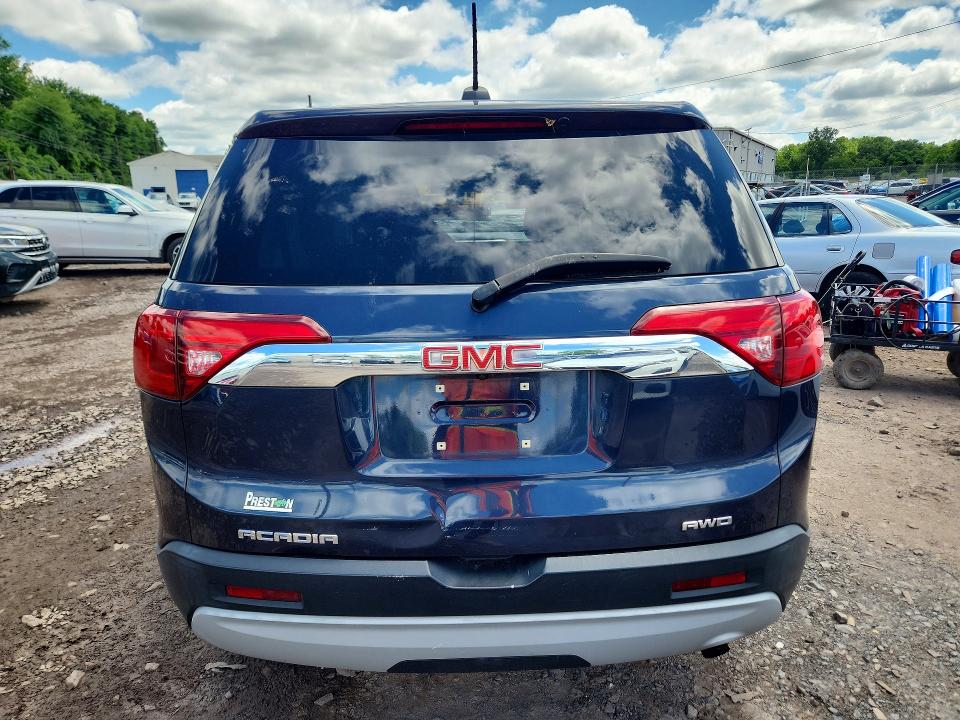 59908566 :رقم المزاد ، 1GKKNRLA6JZ199866 vin ، 2018 Gmc Acadia مزاد بيع