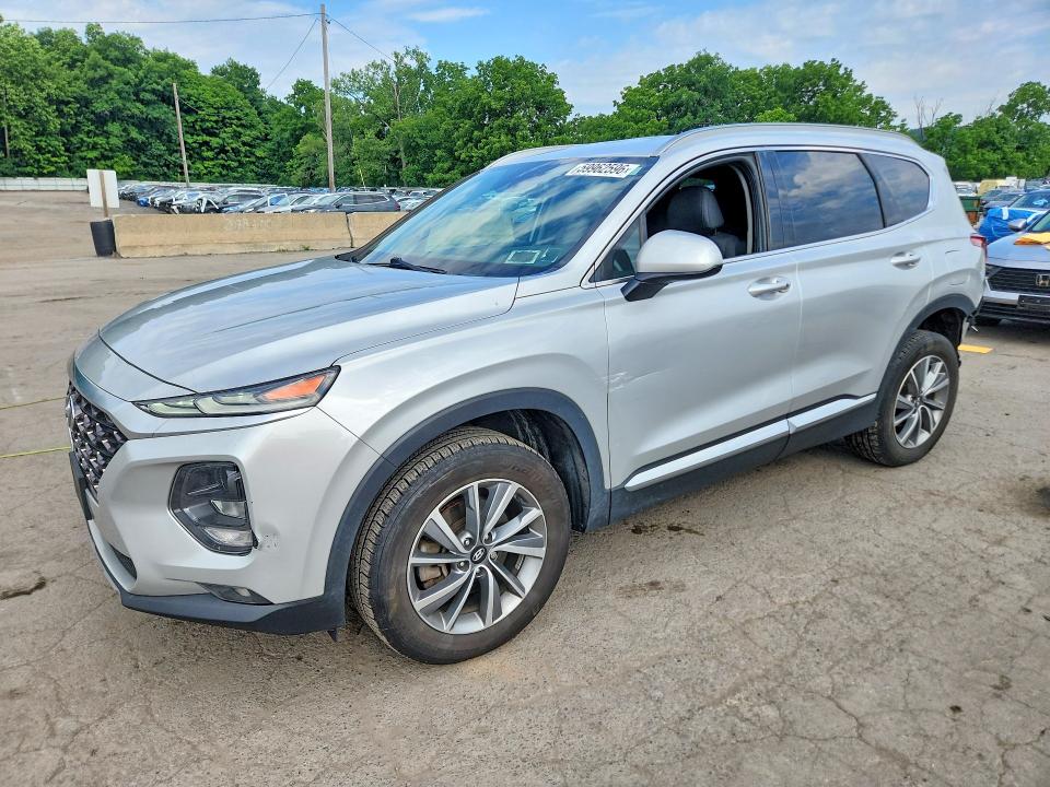59962596 :رقم المزاد ، 5NMS3CAD0KH005415 vin ، 2019 Hyundai Santa Fe مزاد بيع