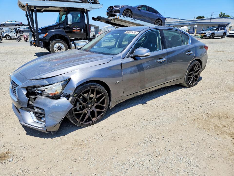 60038496 :رقم المزاد ، JN1EV7APXKM542782 vin ، 2019 Infiniti Q50 مزاد بيع