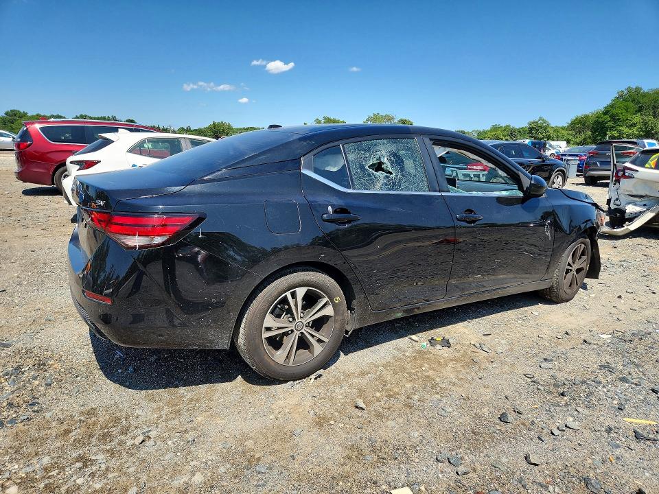 2022 Nissan Sentra მანქანა იყიდება აუქციონზე, vin: 3N1AB8CVXNY288193, აუქციონის ნომერი: 61887046